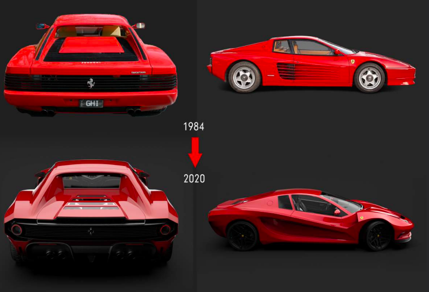 Ferrari Testarossa II virtual production house xr