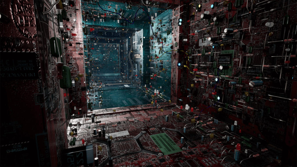environnement 3D virtual production house xr