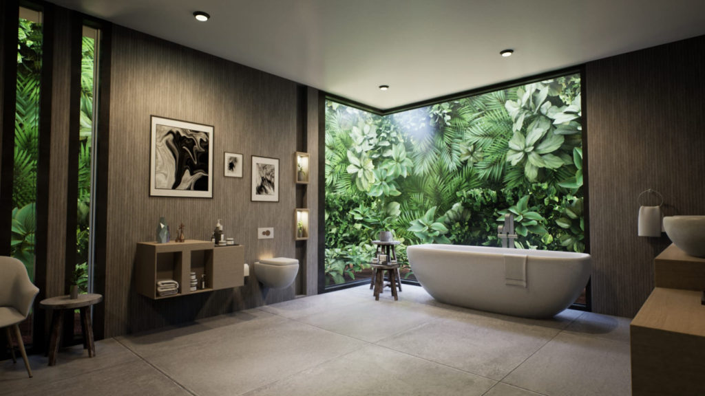 environnement 3D virtual production house xr
