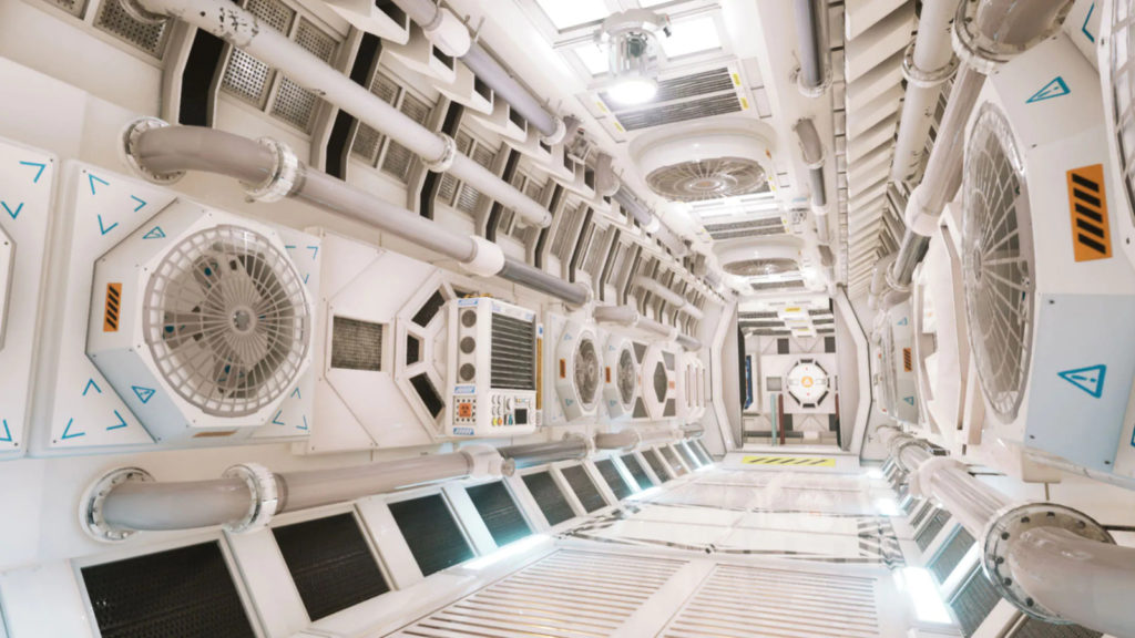 environnement 3D virtual production house xr