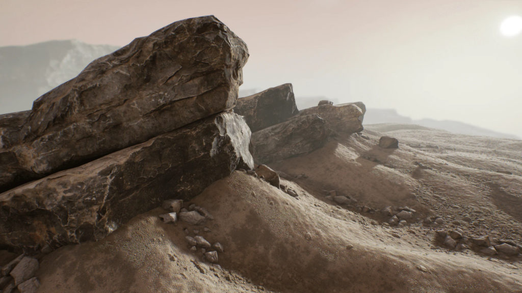 environnement 3D virtual production house xr