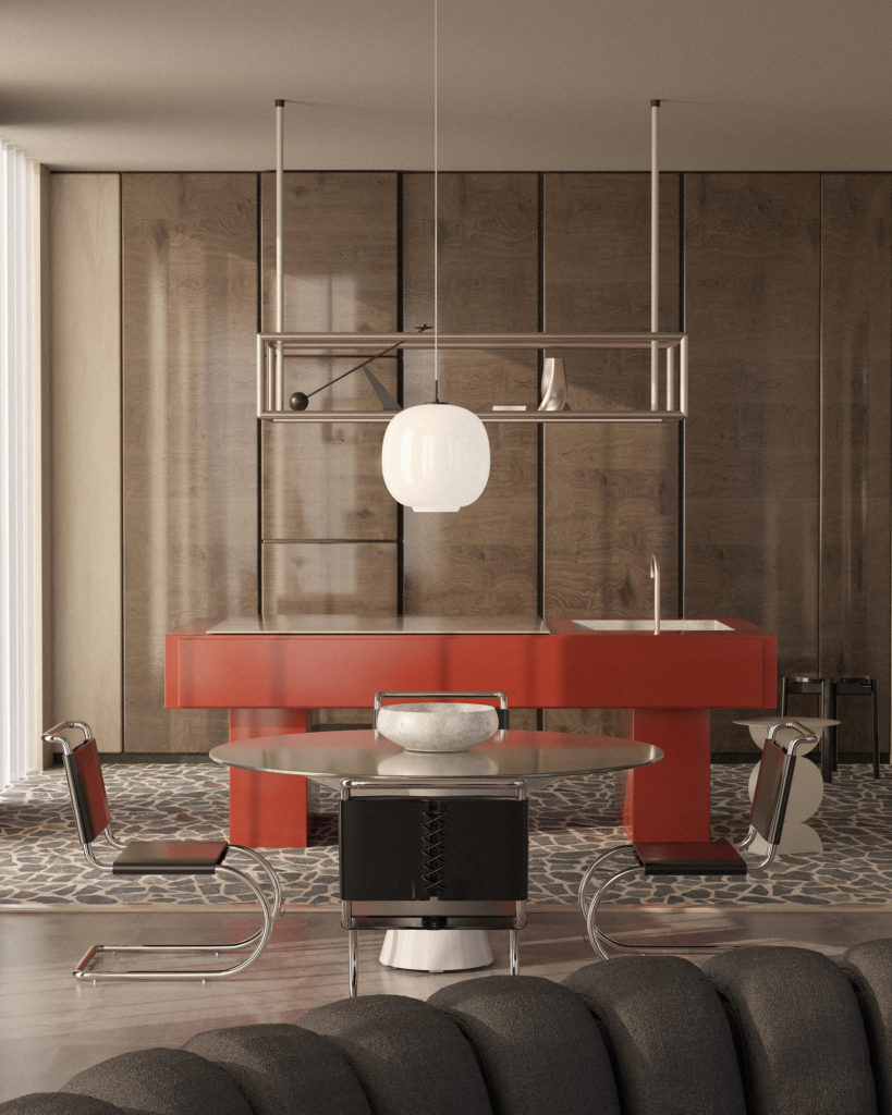 enivronnement 3d vph joanna nowak projet kitchen island
