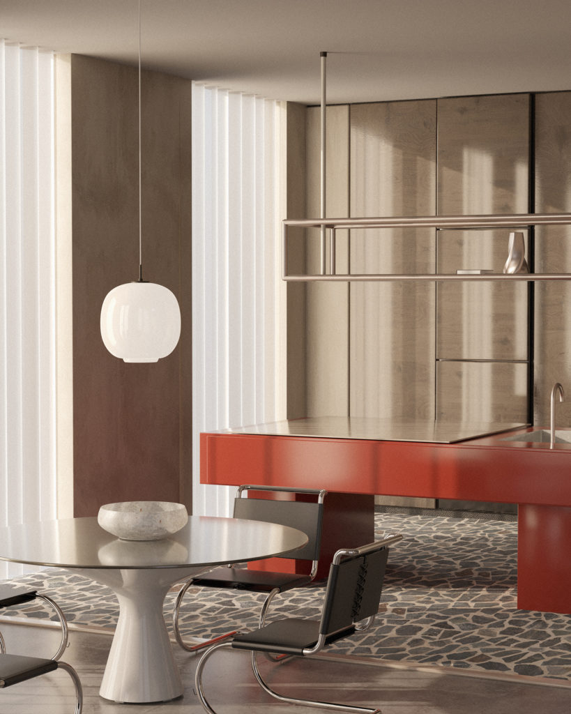 enivronnement 3d vph joanna nowak projet kitchen island