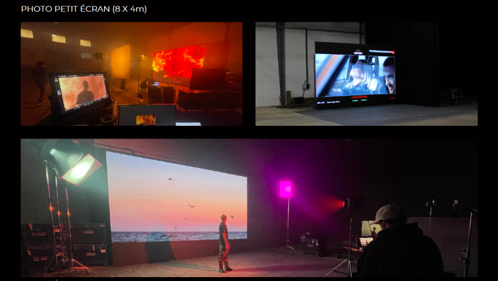 photo du studio led plateau virtuel elancourt virtual production house
