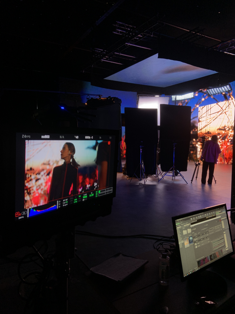 Tournage studio de tournage virtuel court métrage de science-fiction