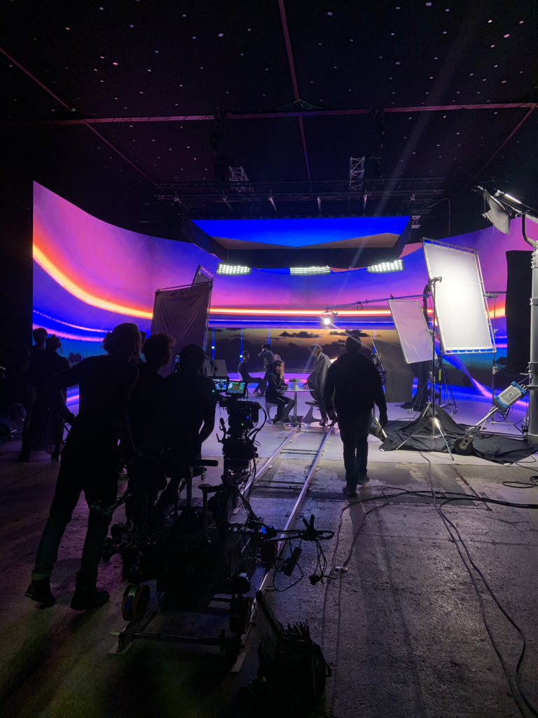 Studio xr tournage production virtuel studio led paris