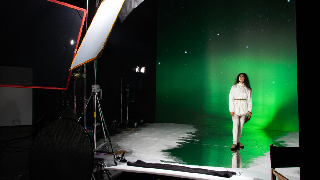 Shooting photo en studio XR LED pour Claris Virot