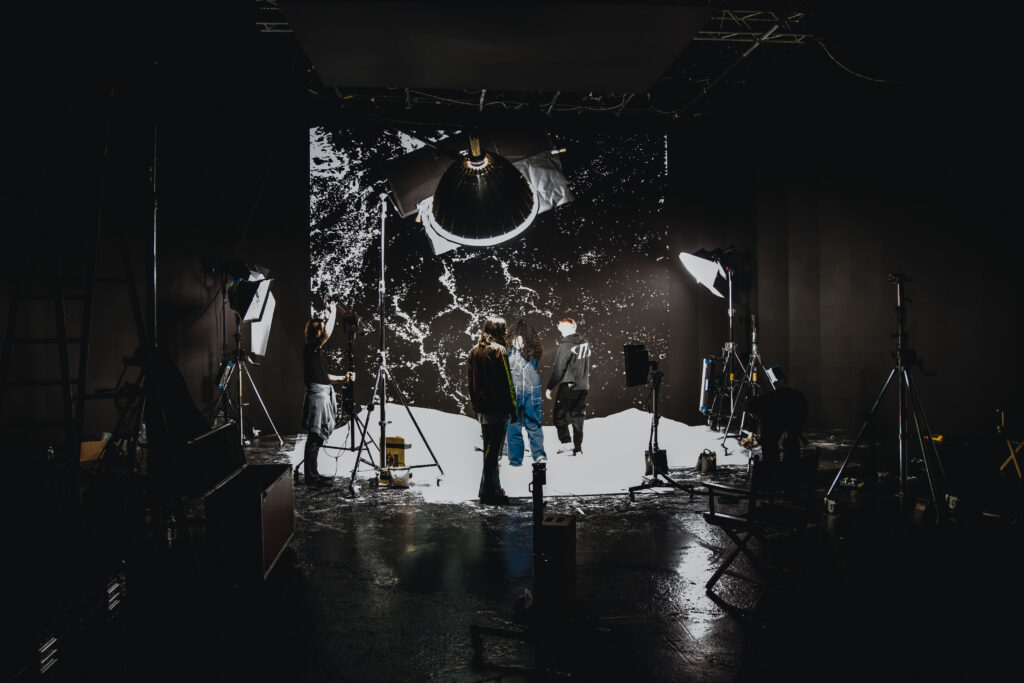 Shooting photo en studio XR LED pour Claris Virot