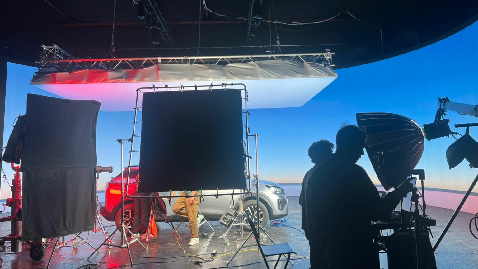 Etalonnage en temps reel tournage production virtuelle
