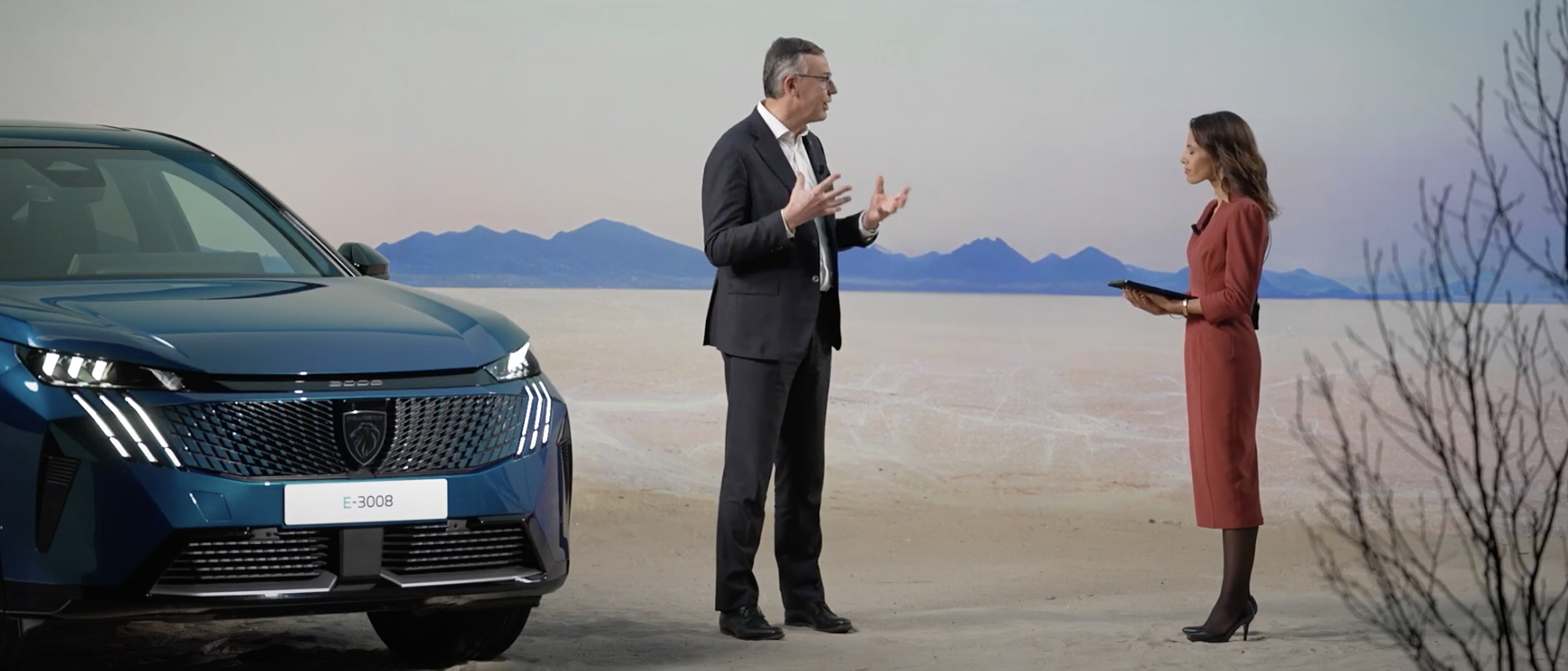 Peugeot e-lion day live studio led production virtuelle