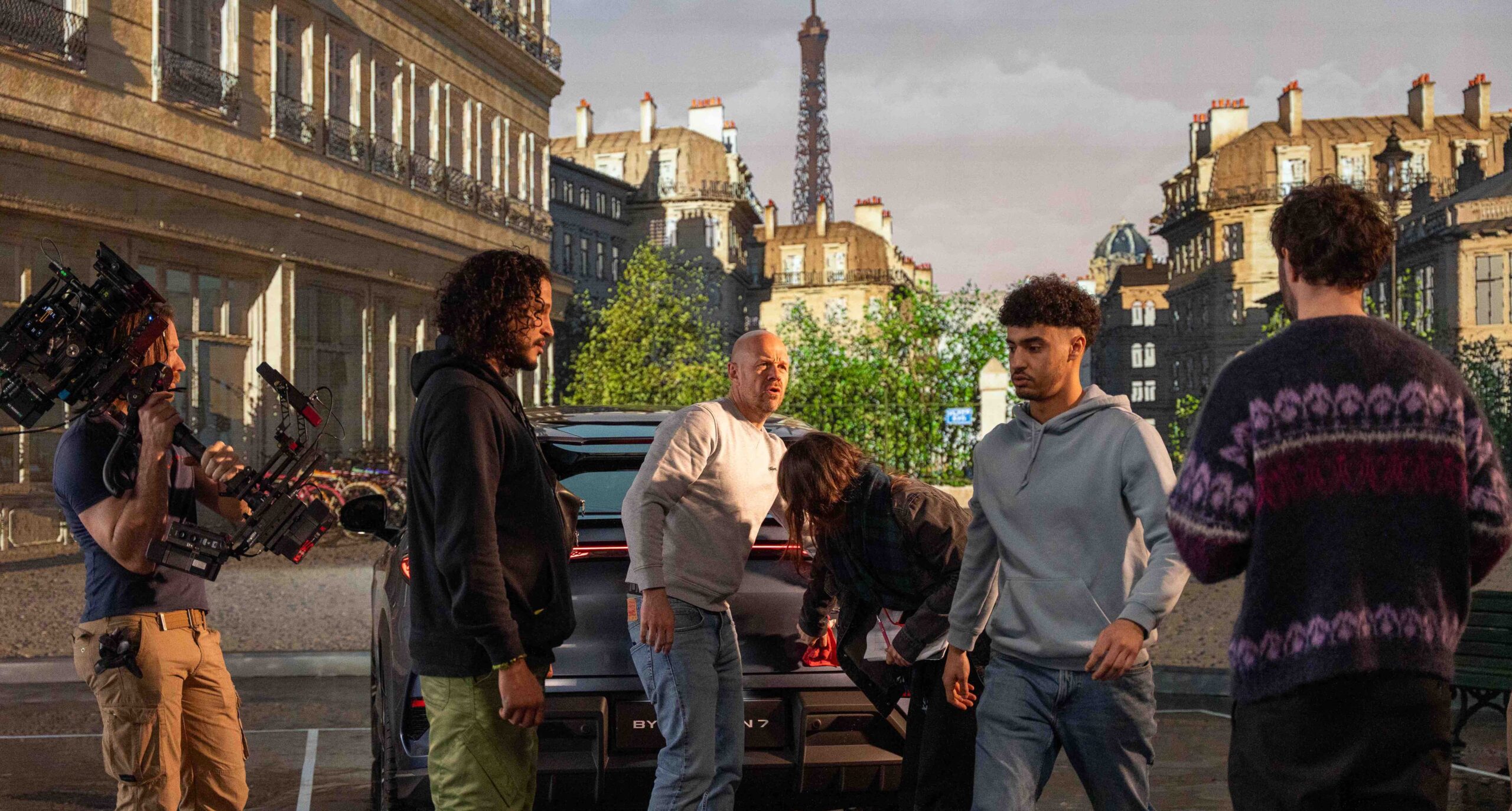 Tournage Byd x danse avec les stars studio led production virtuelle publicité