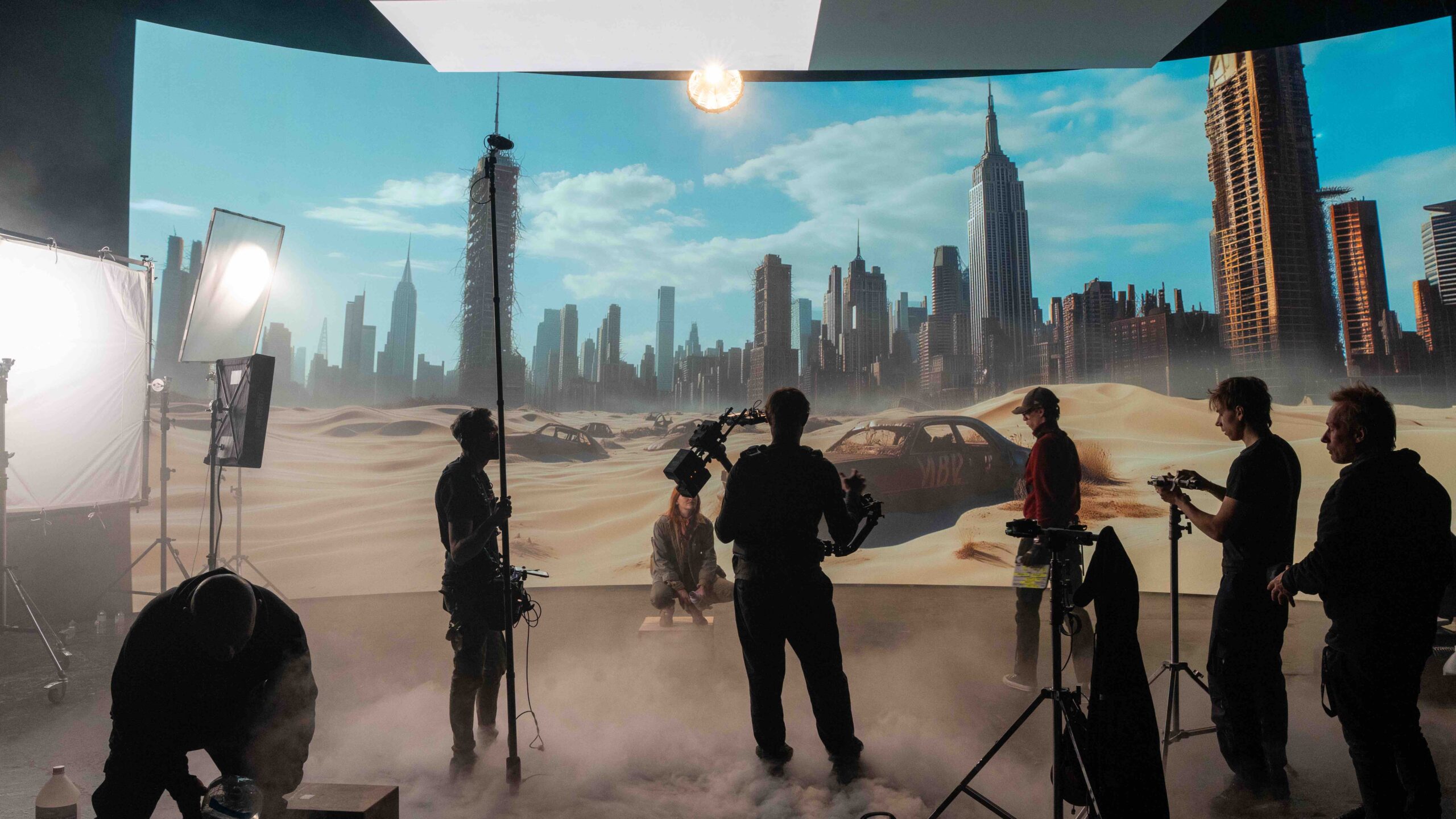 Veolia tournage publicité the last of us studio led production virtuelle IA VPH