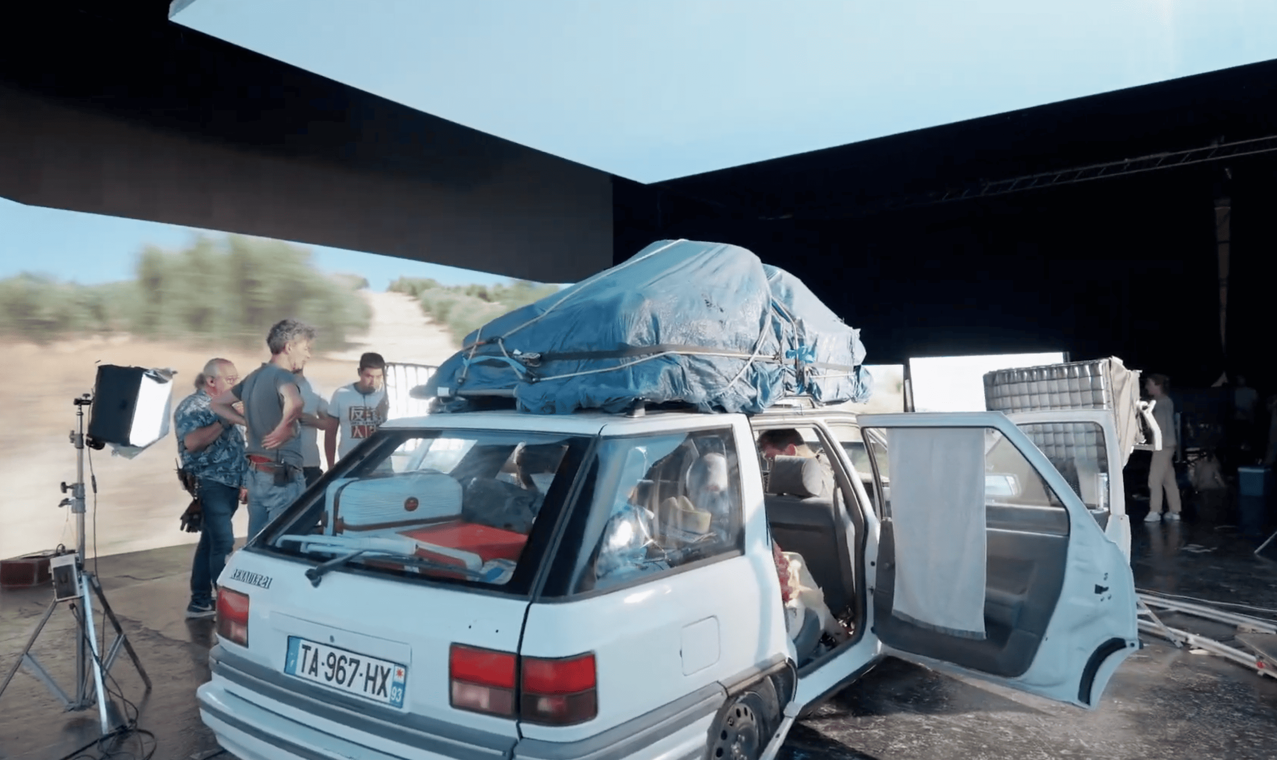 Sur la route de papa film studio led
