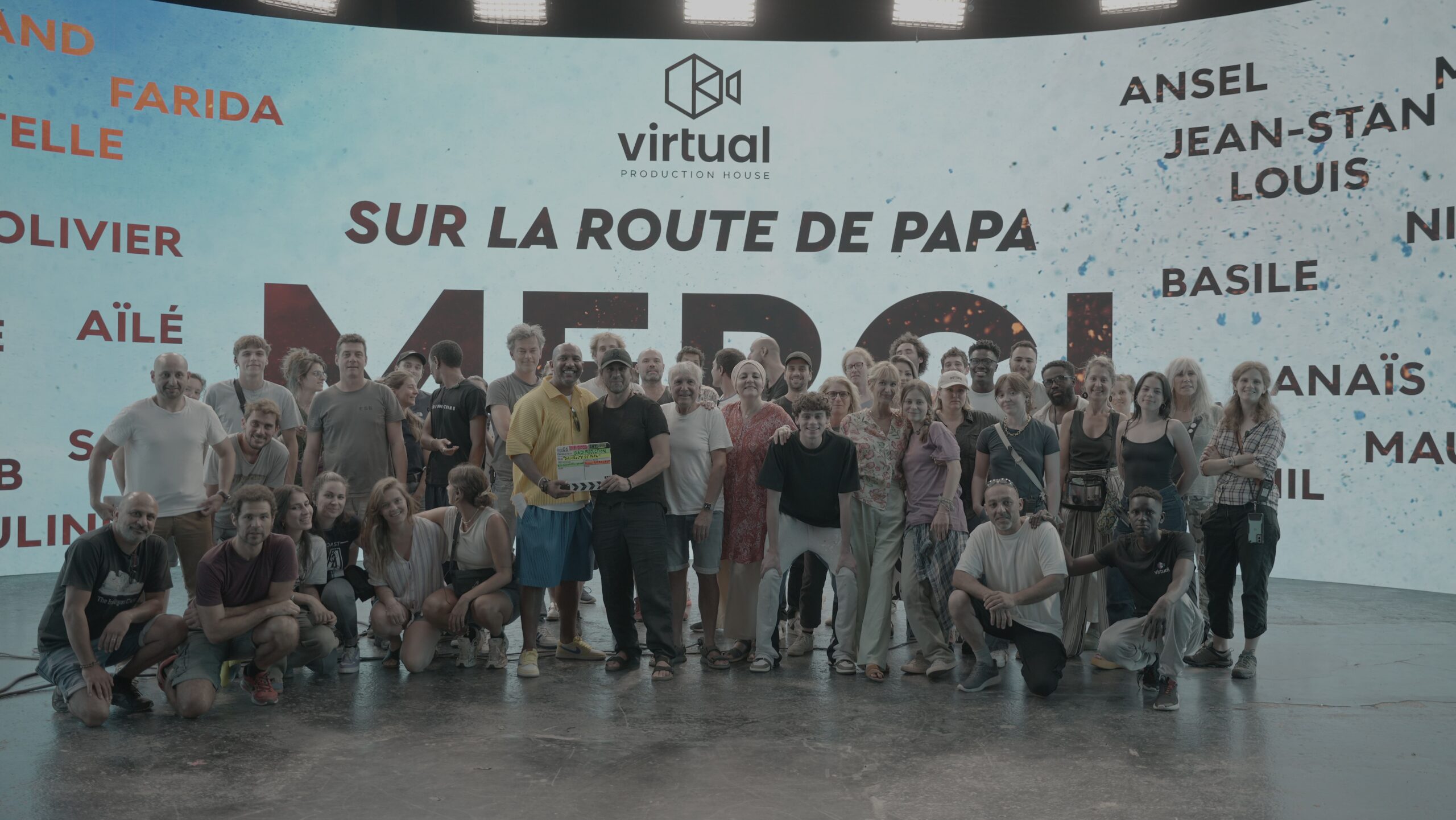 Tournage rouling Sur la route de papa studio led