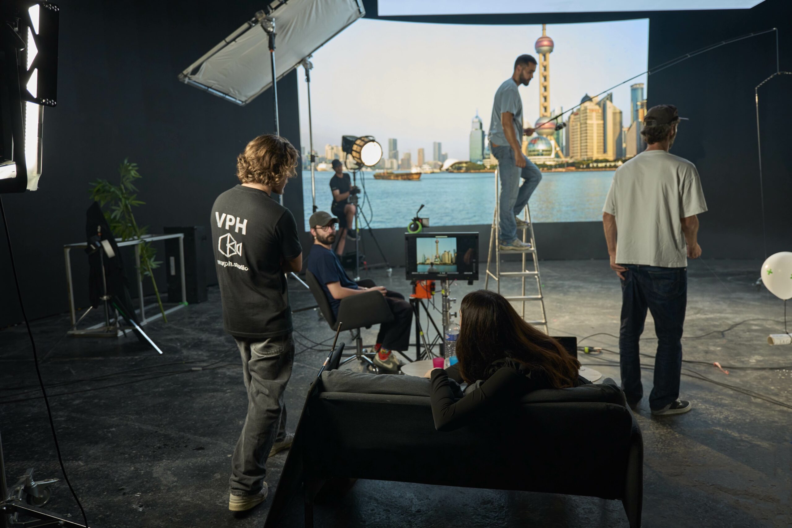 VPH tournage studio led production virtuelle