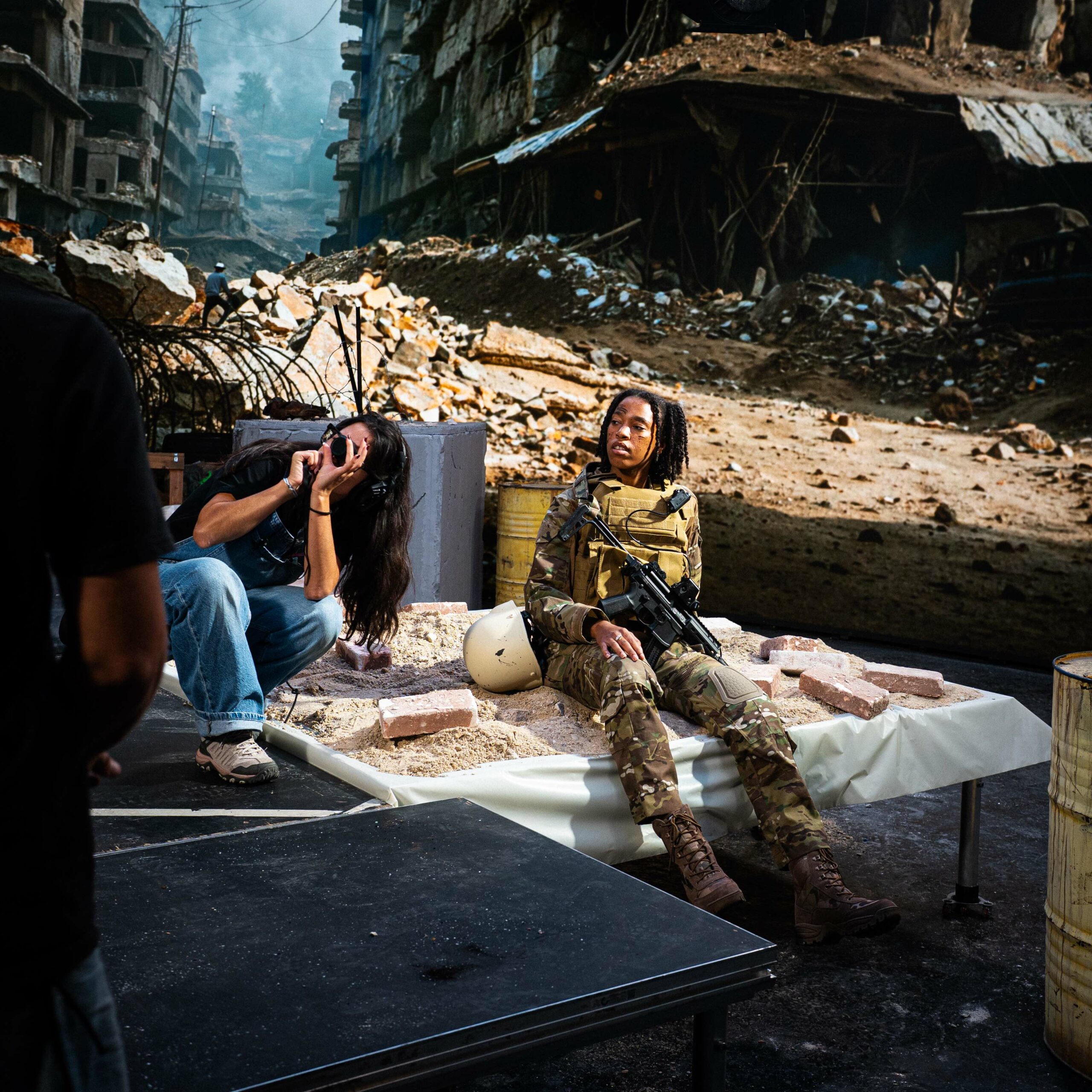 Studio led vph production virtuelle tournage clip naza