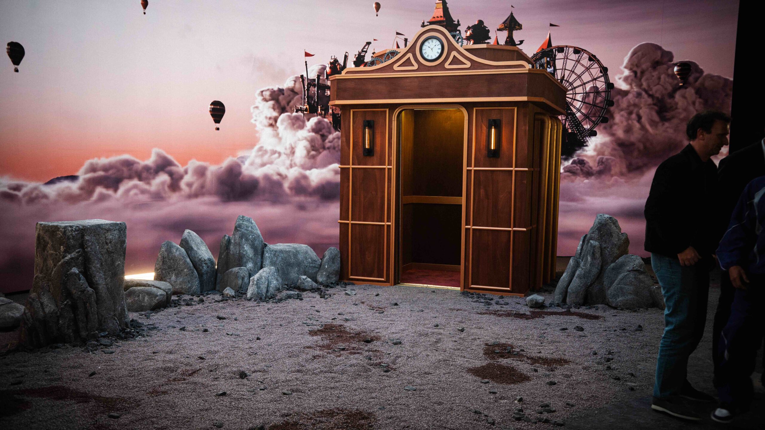 Décor virtuel LED volume The Project Inoxtag 2.0 tournage studio LED