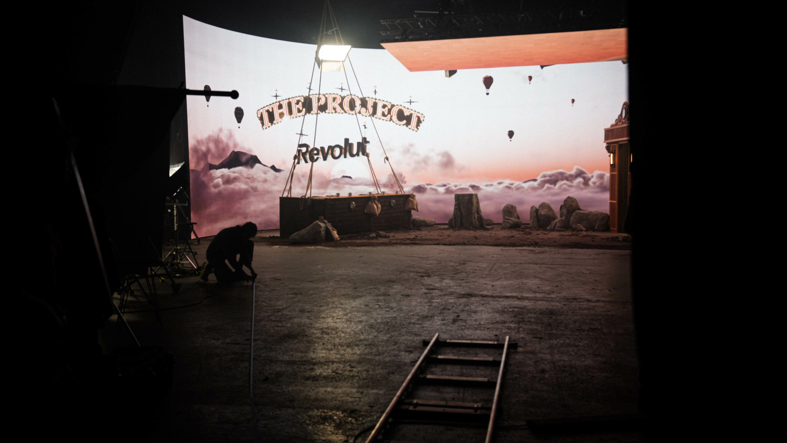 Inoxtag 2.0 The Project production virtuelle studio LED décor immersif