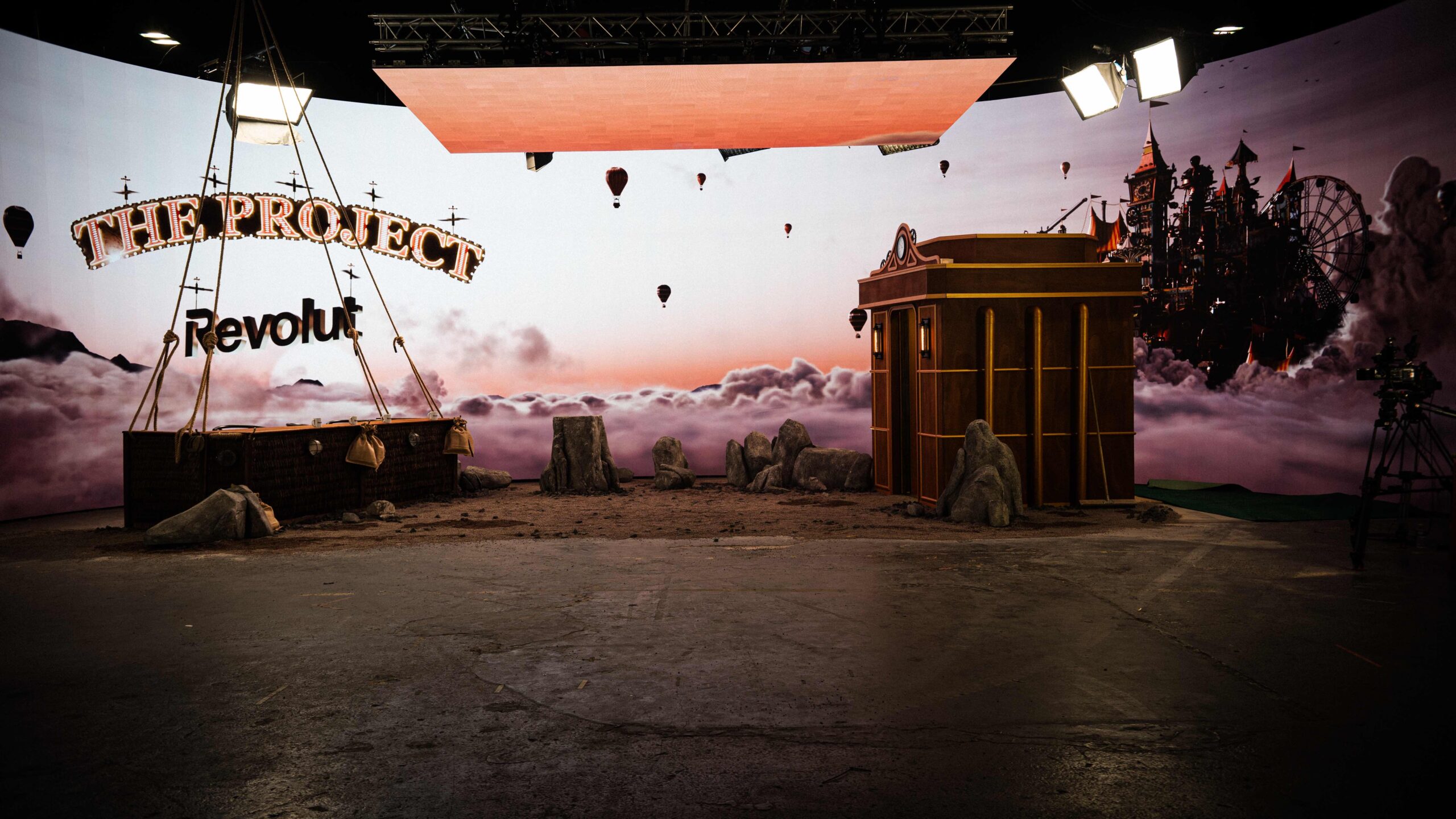 Studio LED 22x5m The Project Inoxtag 2.0 production virtuelle France