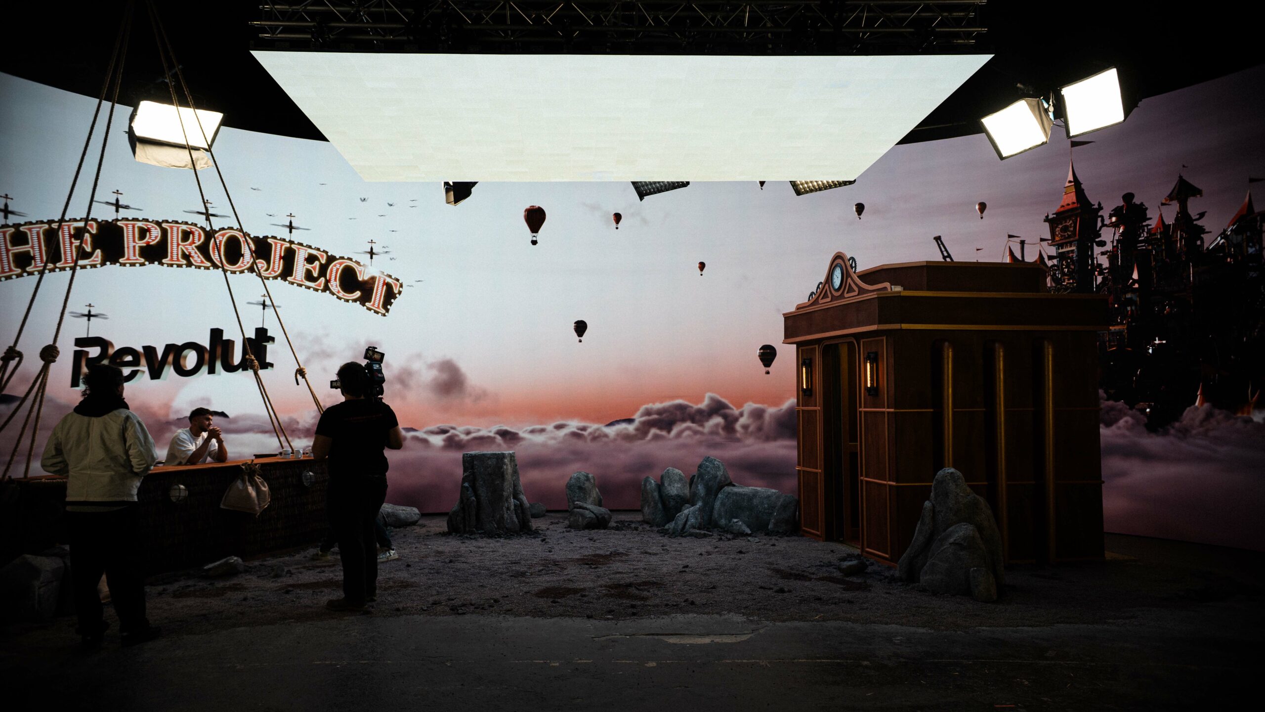 The Project Inoxtag 2.0 tournage studio LED 22x5m production virtuelle