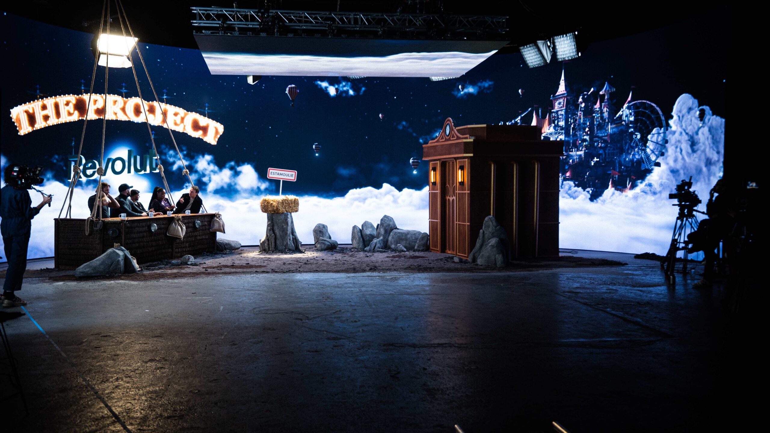 Tournage The Project Inoxtag 2.0 studio LED multi caméra plateau virtuel