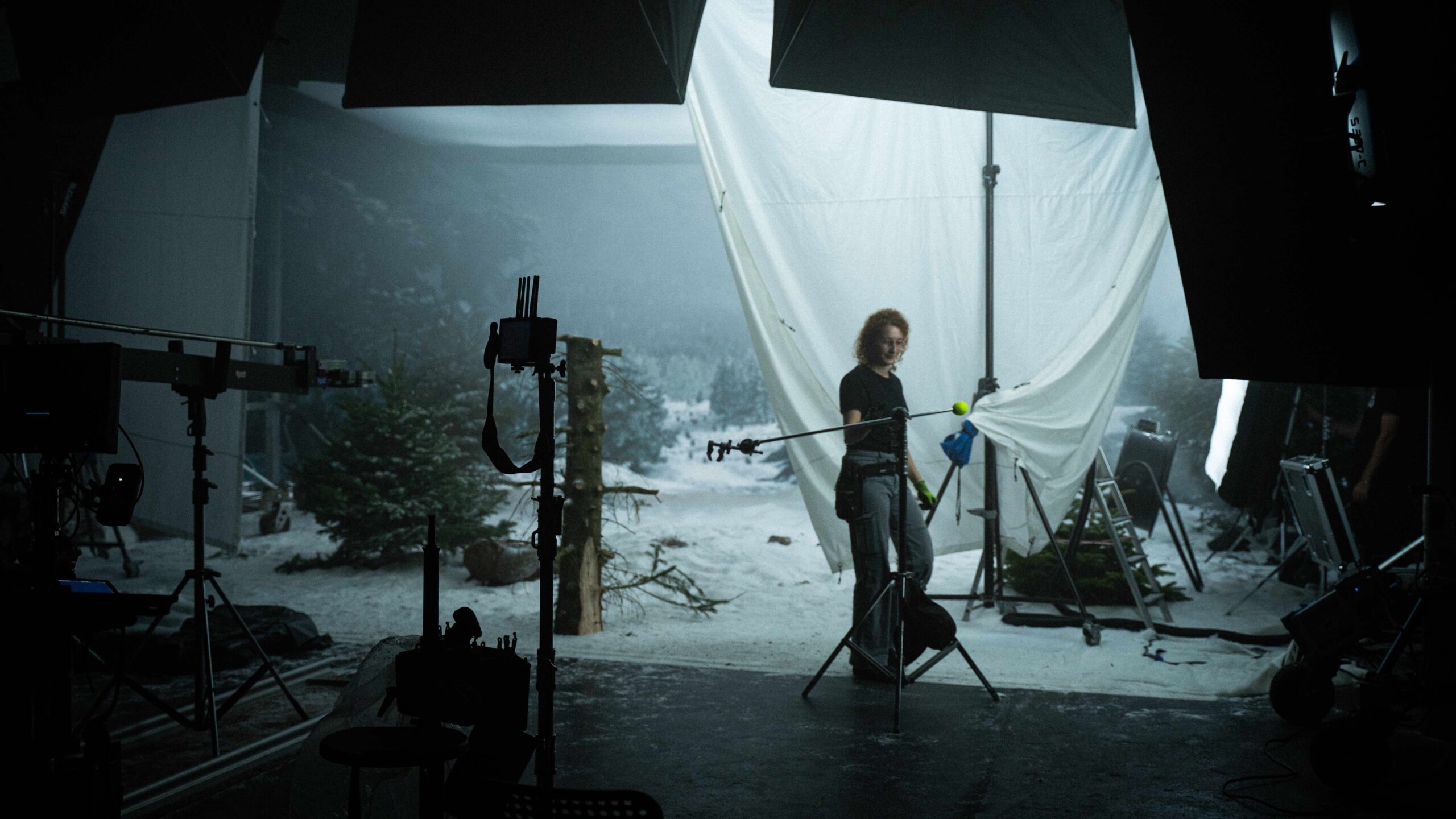 humex decors 3D production virtuelle plateau virtuel studio led