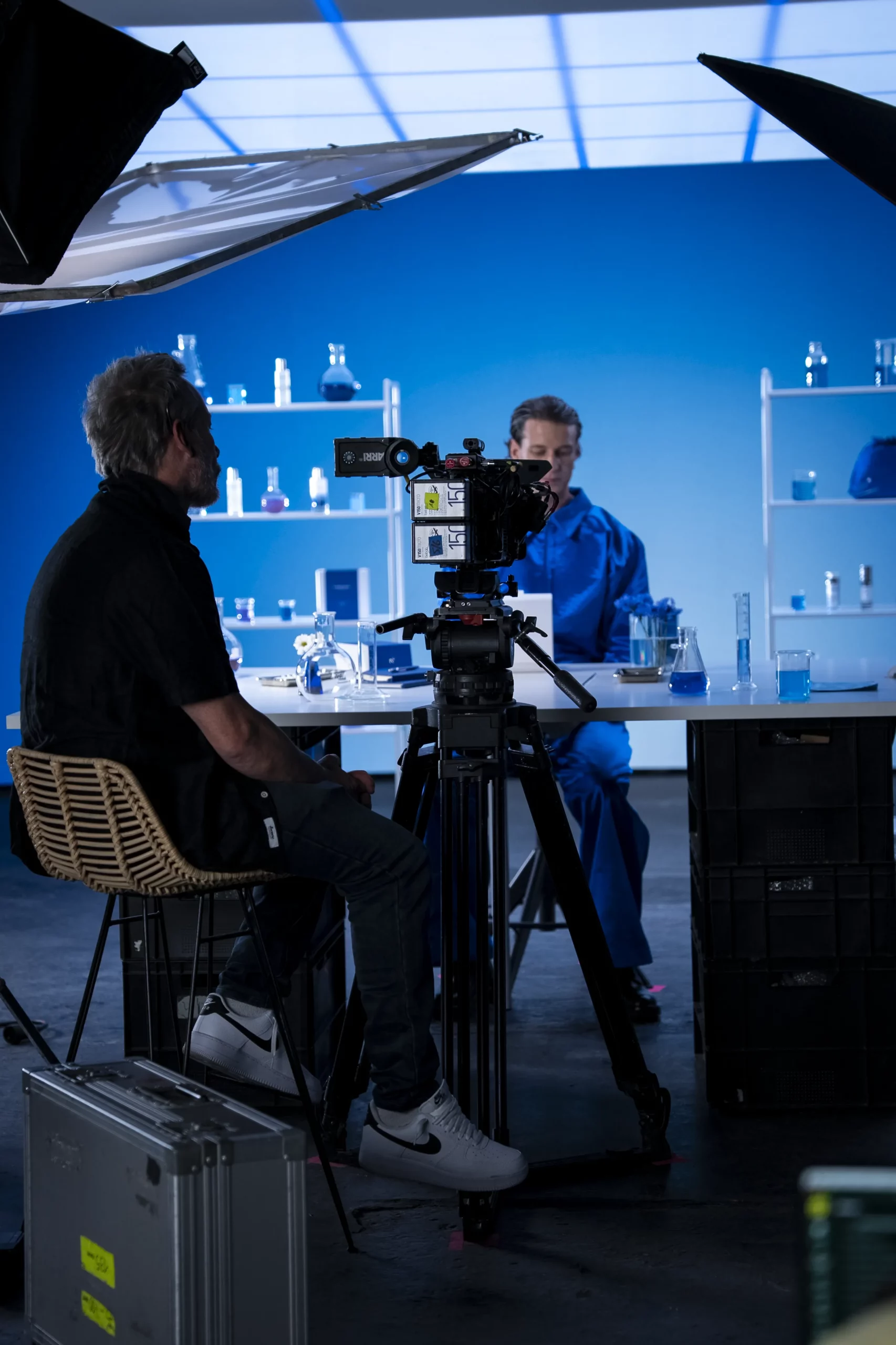Nescens publicite studio led decor virtuel production virtuelle plateau virtuel