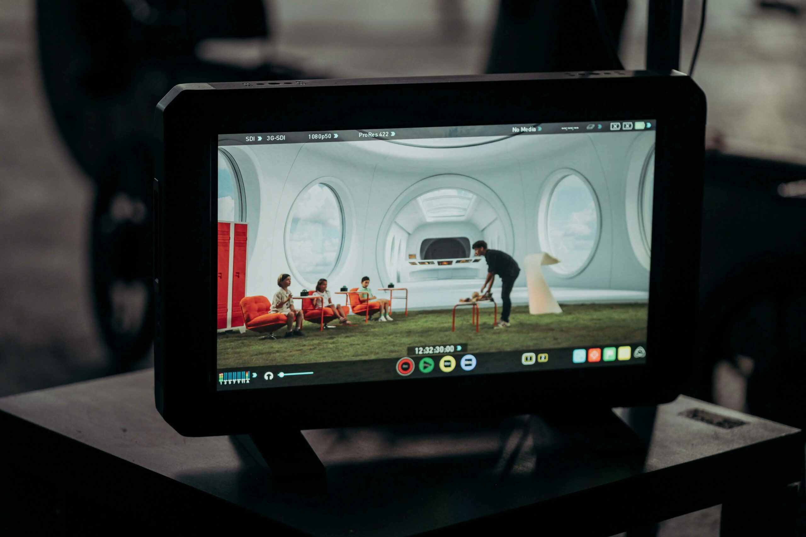 tournage emission youtube podcast humains tv media positif studio led vph